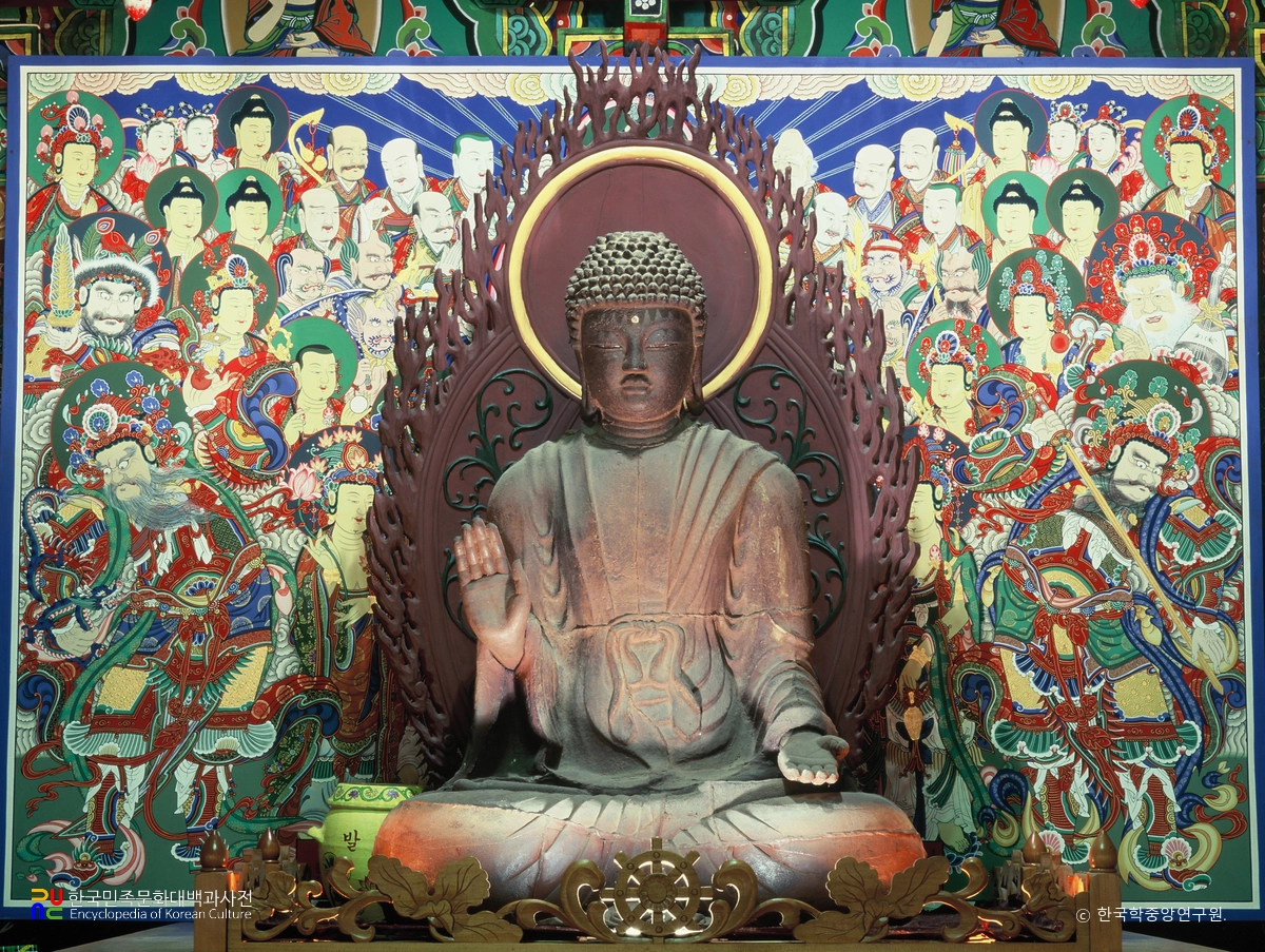 동해 삼화사 철조노사나불좌상