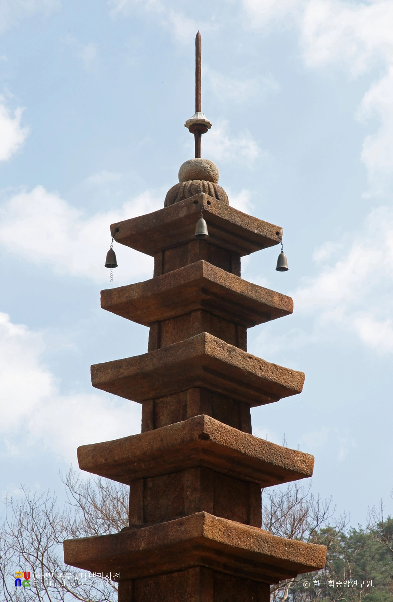 산청 대원사 다층석탑 상륜부
