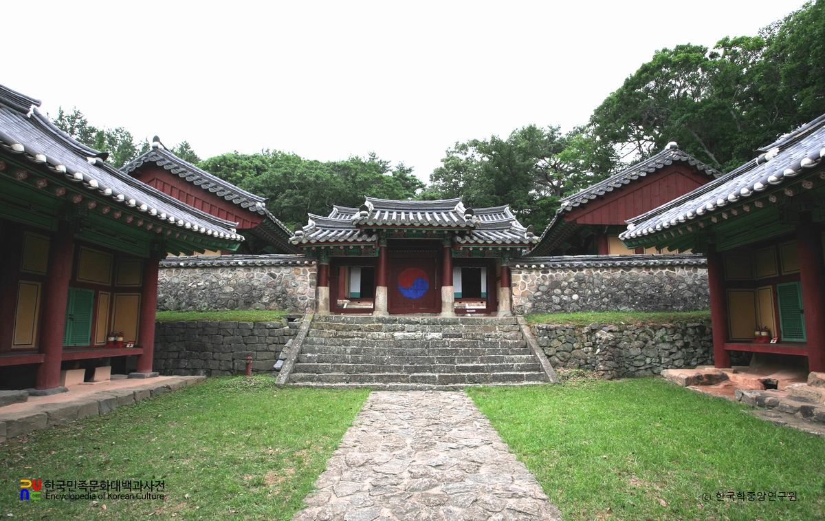 완도 묘당도 이충무공 유적 전경