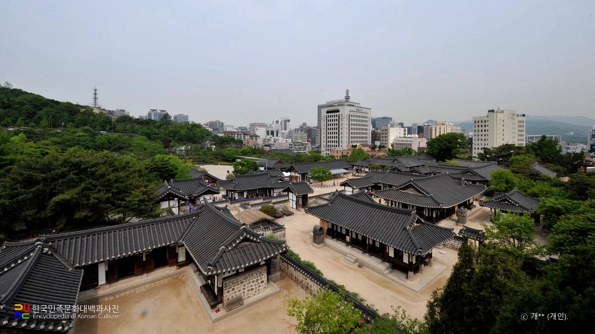 서울 남산골한옥마을 전경