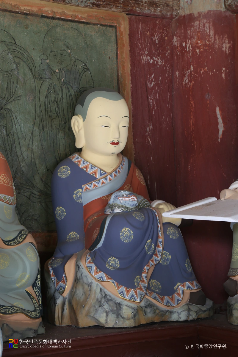 해남 미황사 십육나한상