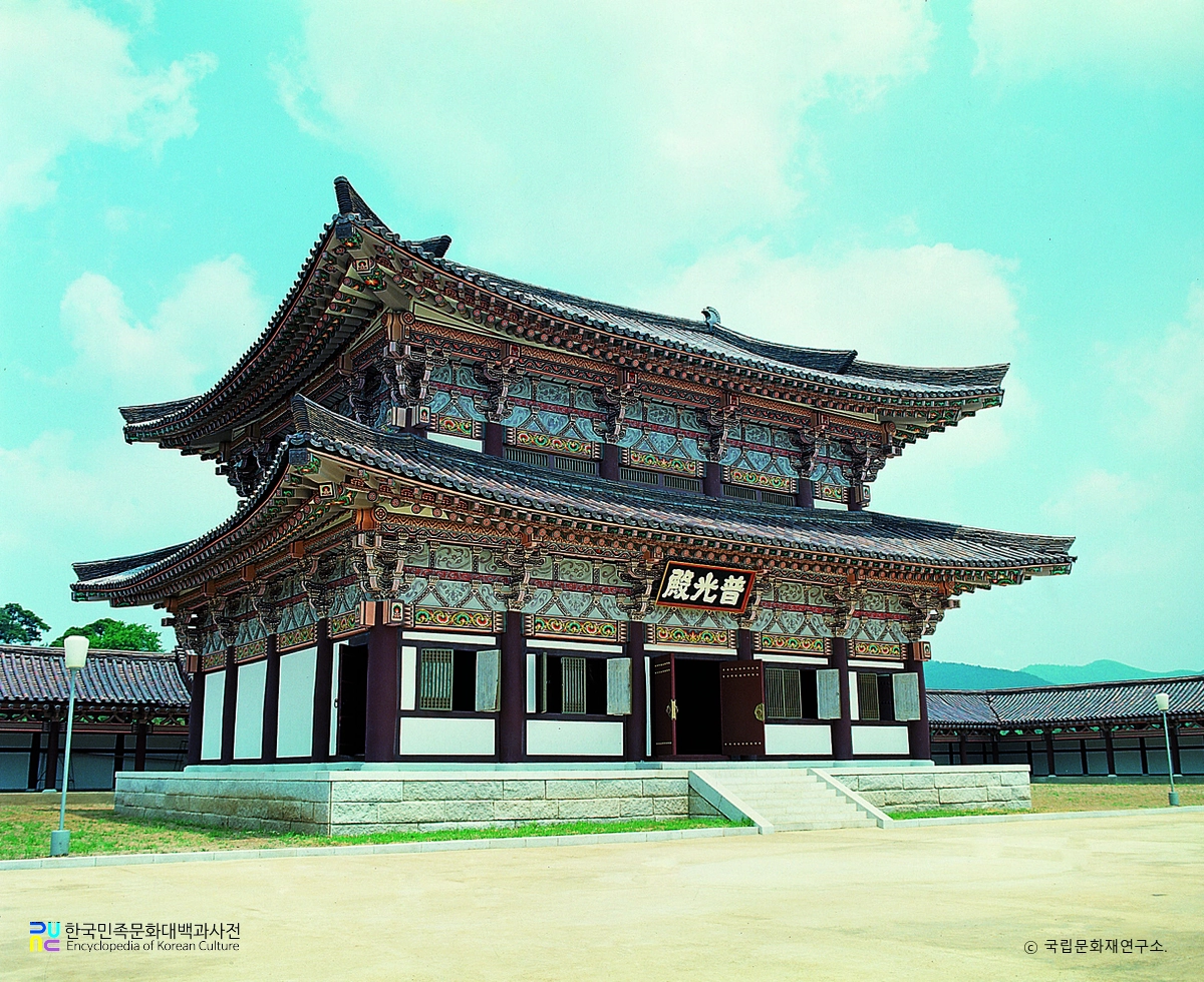 평양 정릉사 보광전 정측면