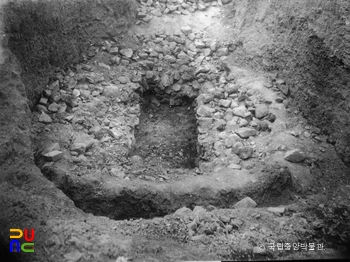 창녕 교동과 송현동 고분군 중 교동 12호분 묘실 전경