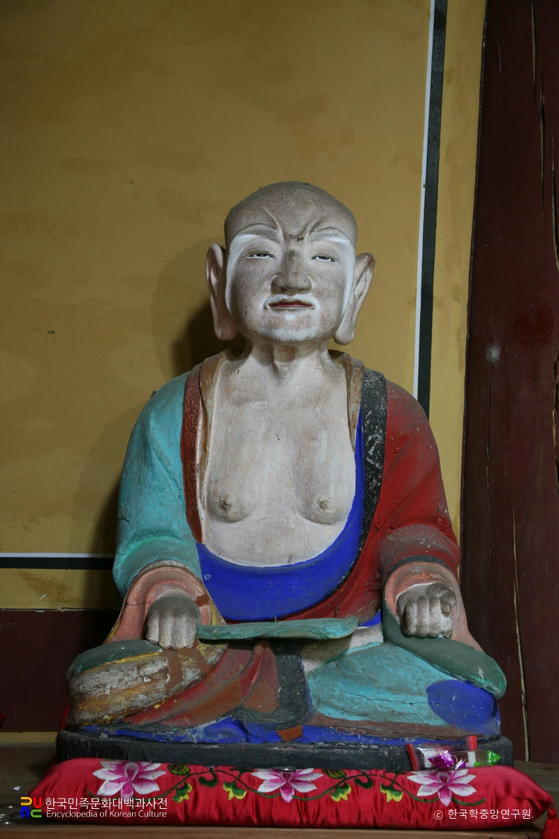 나주 다보사 영산전 소조십육나한좌상