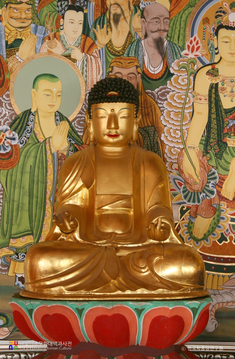 김제 문수사 목조아미타여래좌상