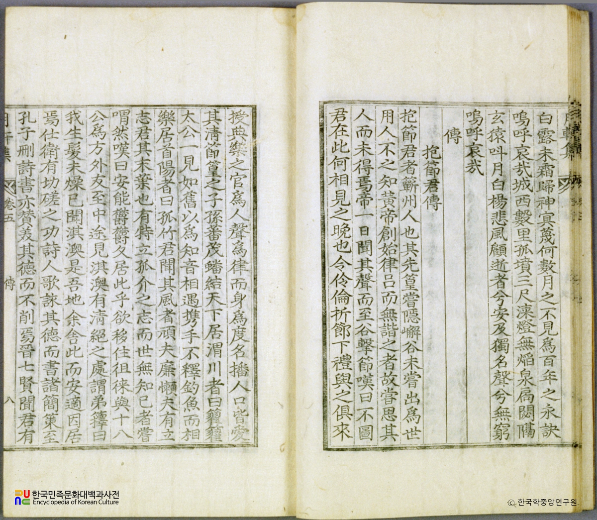 월헌집 / 포절군전