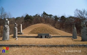 용인 저헌 이석형 묘 및 신도비 중 이석형 묘 정면