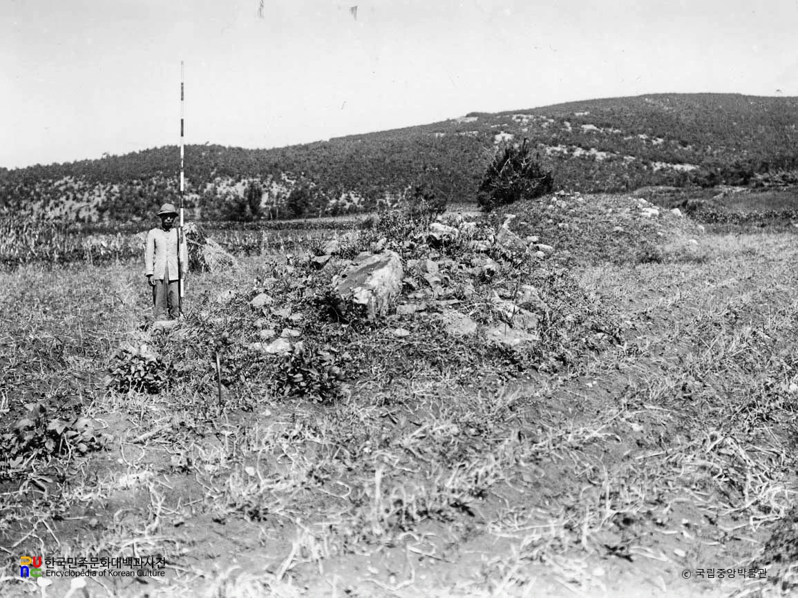 평안남도 대동군 고산리 4호분 전경