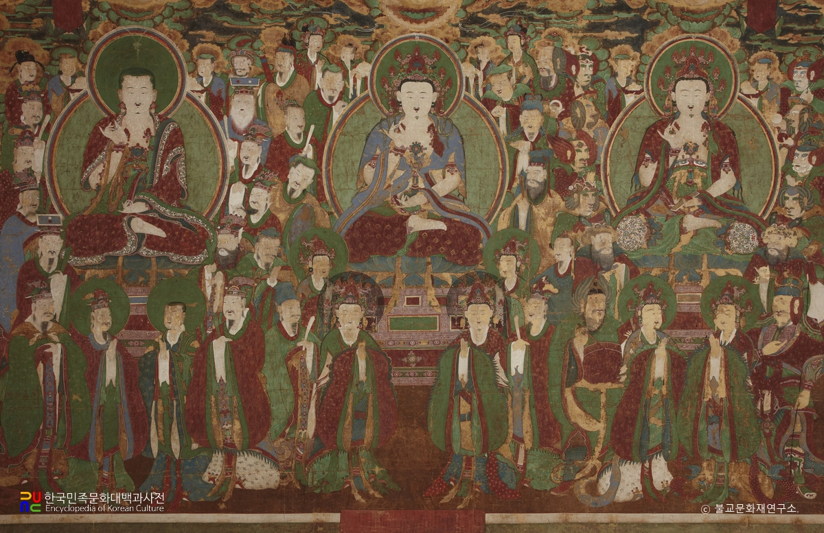 여주 신륵사 극락보전 삼장보살도