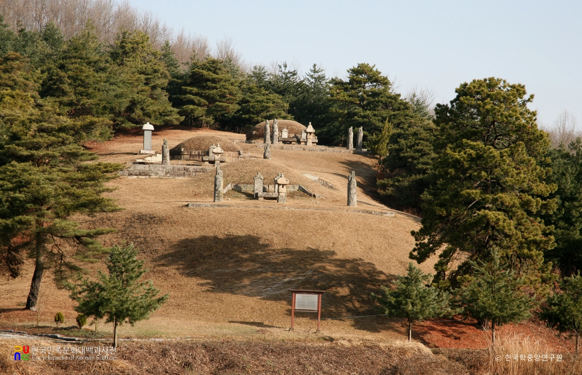 양촌 권근 삼대 묘소 및 신도비