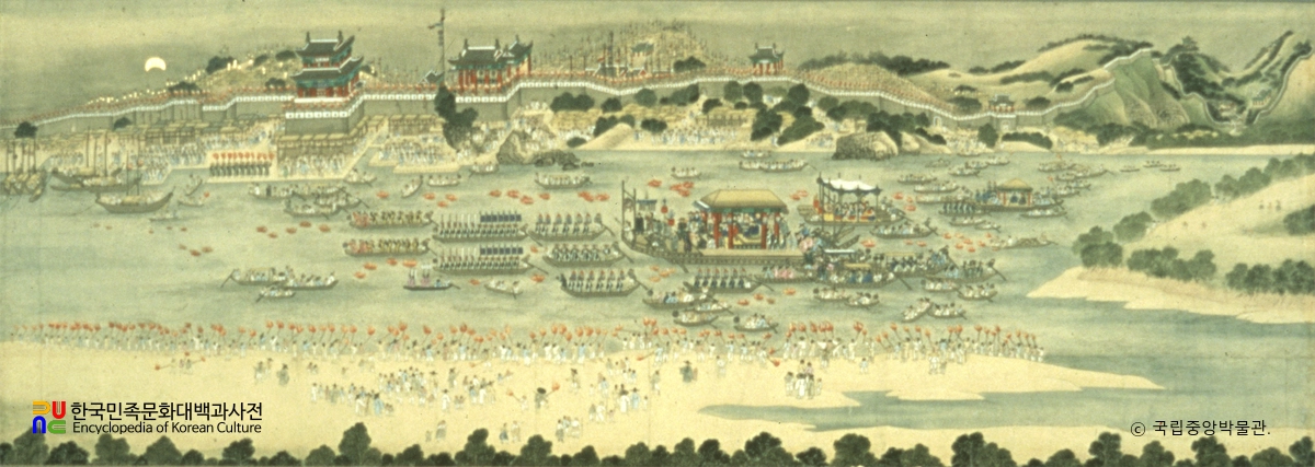 평양감사향연도 / 월야선유도