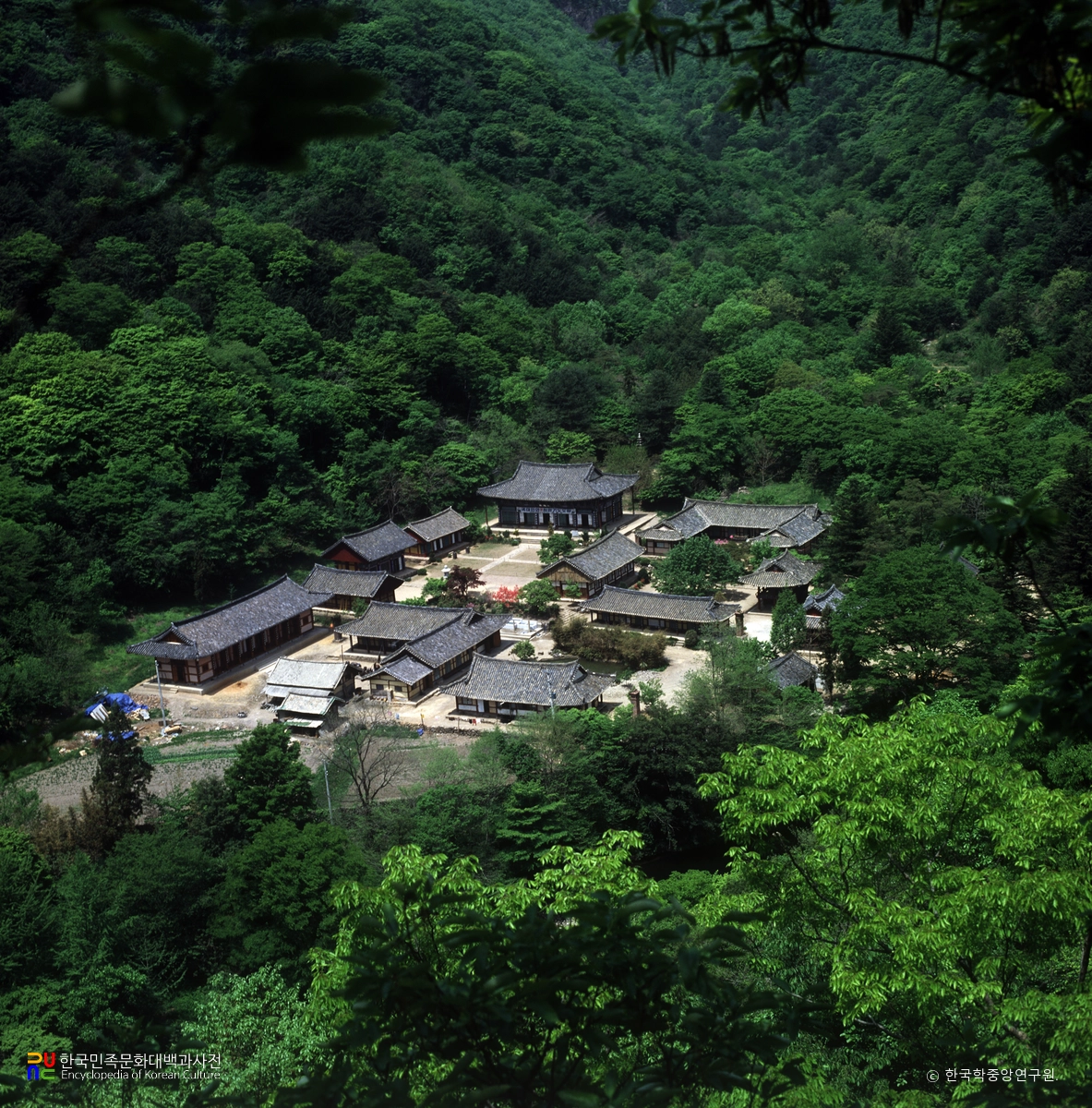 장성 백양사 전경