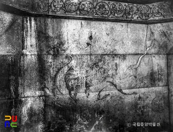 평안남도 강서 강서대묘 현실 서벽 백호도