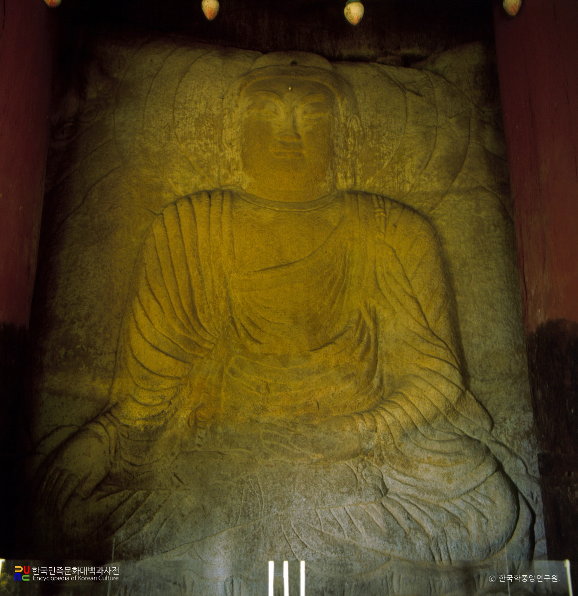 해남 대흥사 북미륵암 마애여래좌상