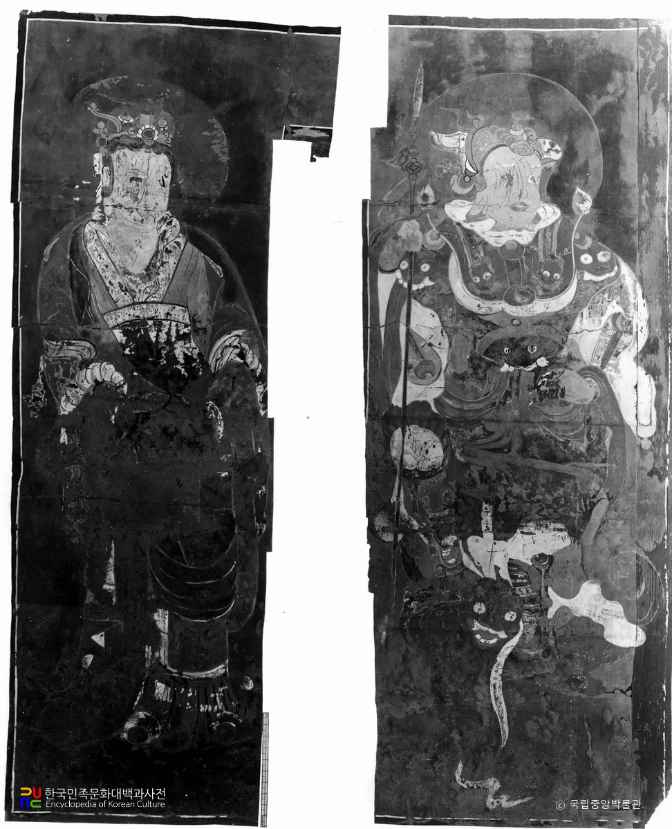 부석사 조사당 벽화 모사도