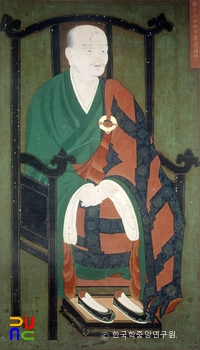 순천 송광사 십육조사 진영 / 제12세 혜각국사