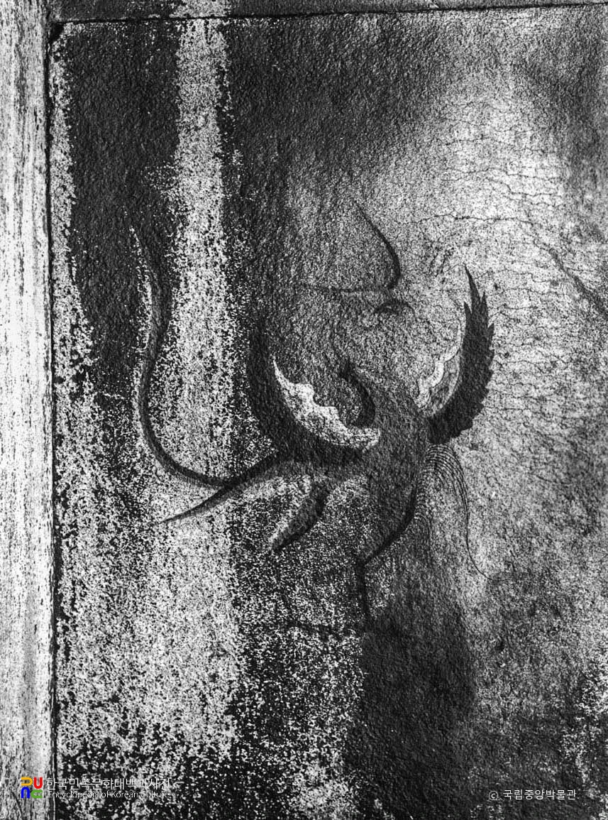 평안남도 강서 강서중묘 현실 남벽 동방 주작