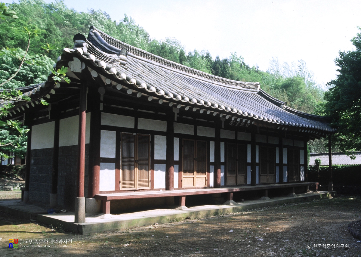 장흥 강성서원 중 강당 정측면