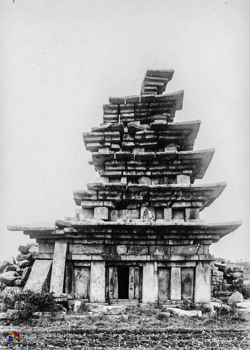 익산 미륵사지 석탑 정면