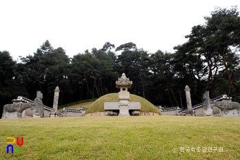 남양주 조선 수빈 박씨 휘경원 능 정면