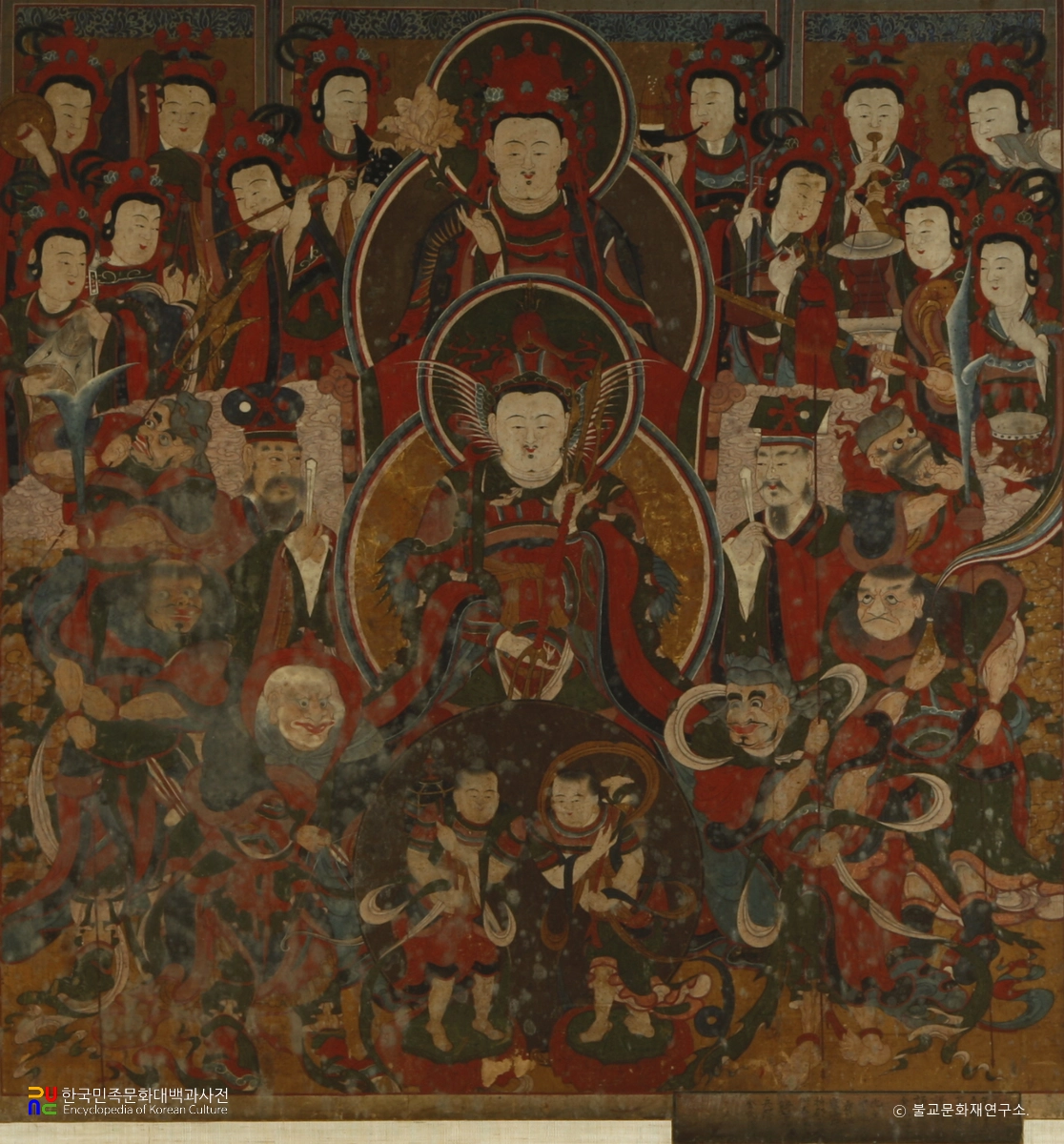 안양암 함풍11년명 신중도