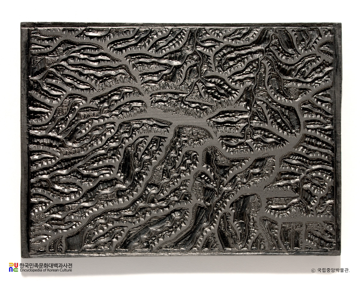 대동여지도 목판