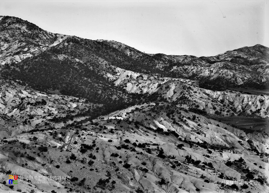 벌거벗은 산의 모습