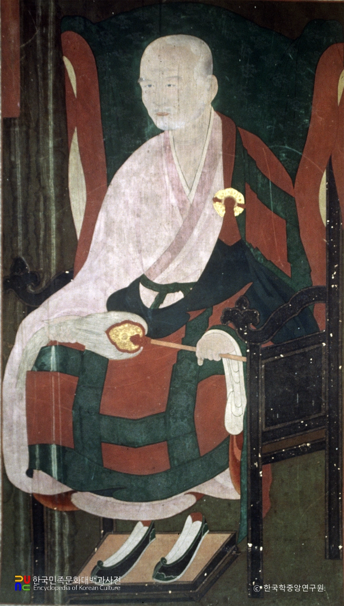 순천 송광사 십육조사 진영 / 제15세 홍진국사