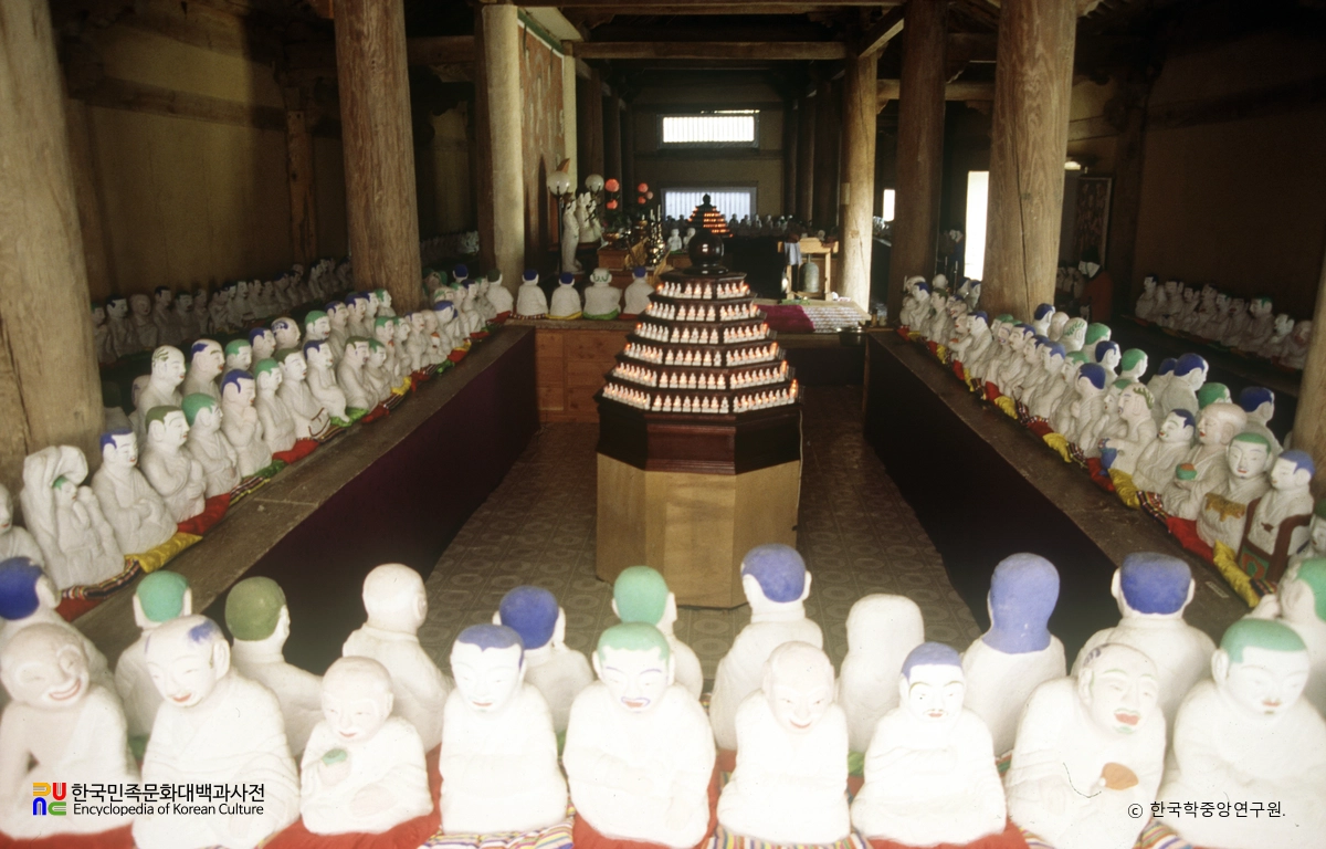 영천 은해사 거조암 영산전 오백나한상