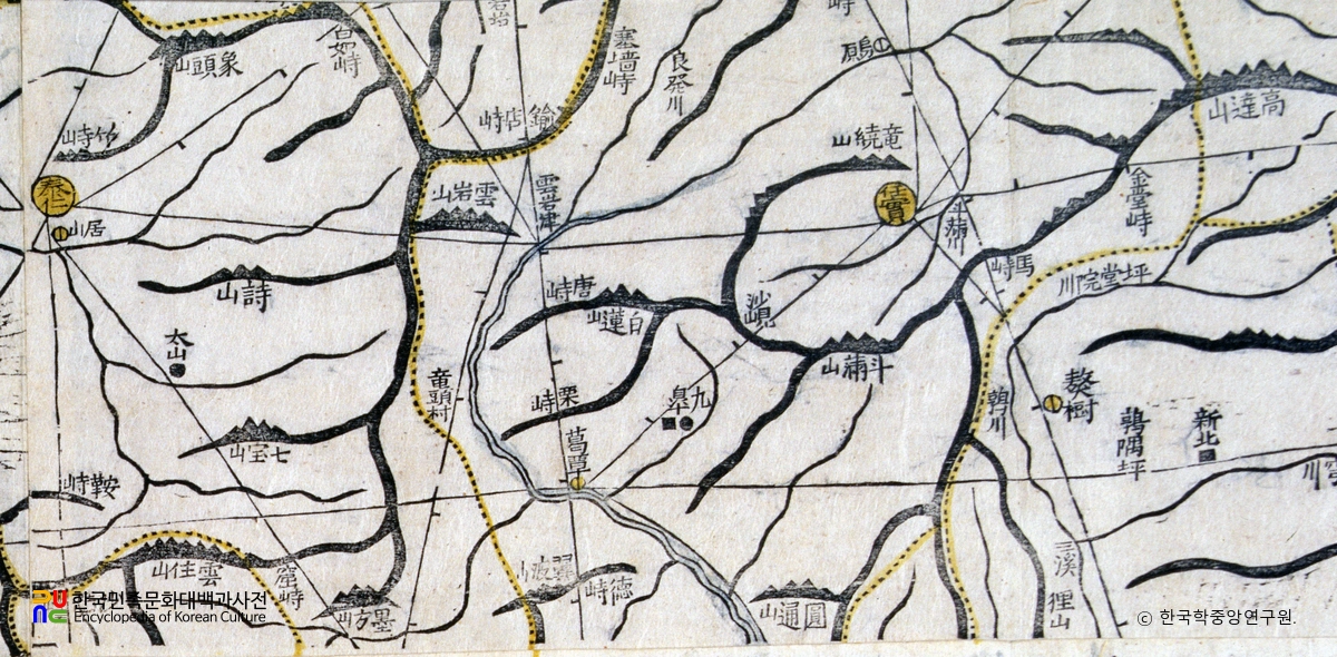 대동여지도 임실 태인