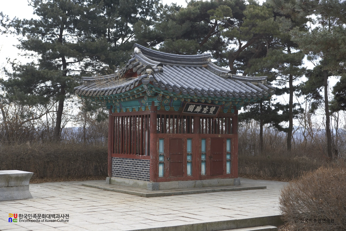 강화 광성보 쌍충비각