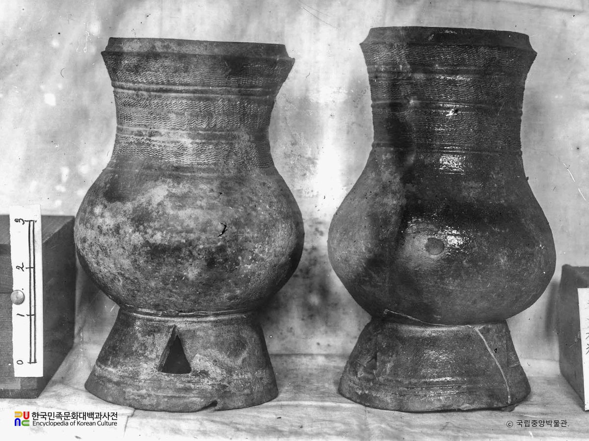 경남 진주 수정봉 2호분 출토 대부장경호