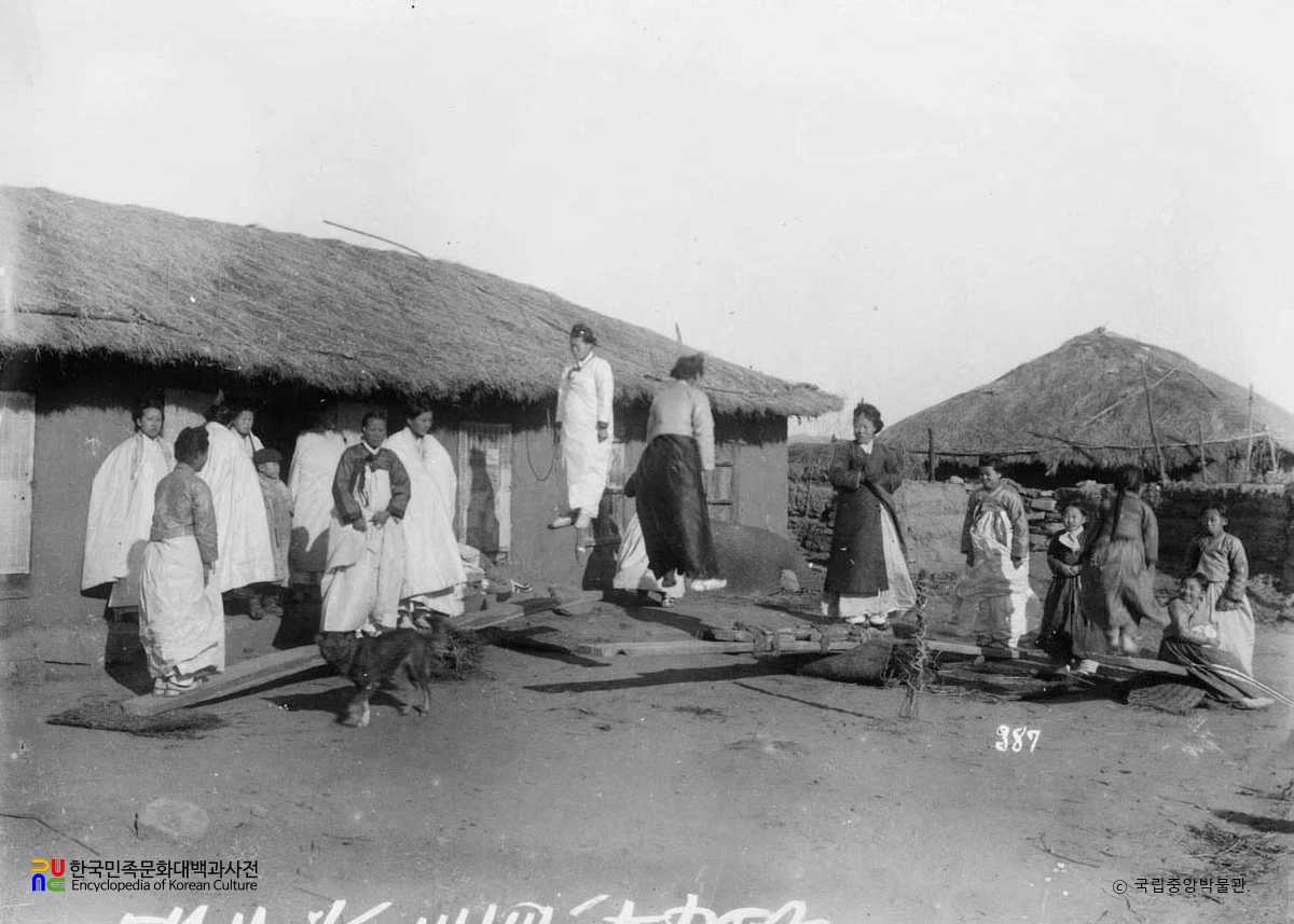 함북 온성 널뛰기