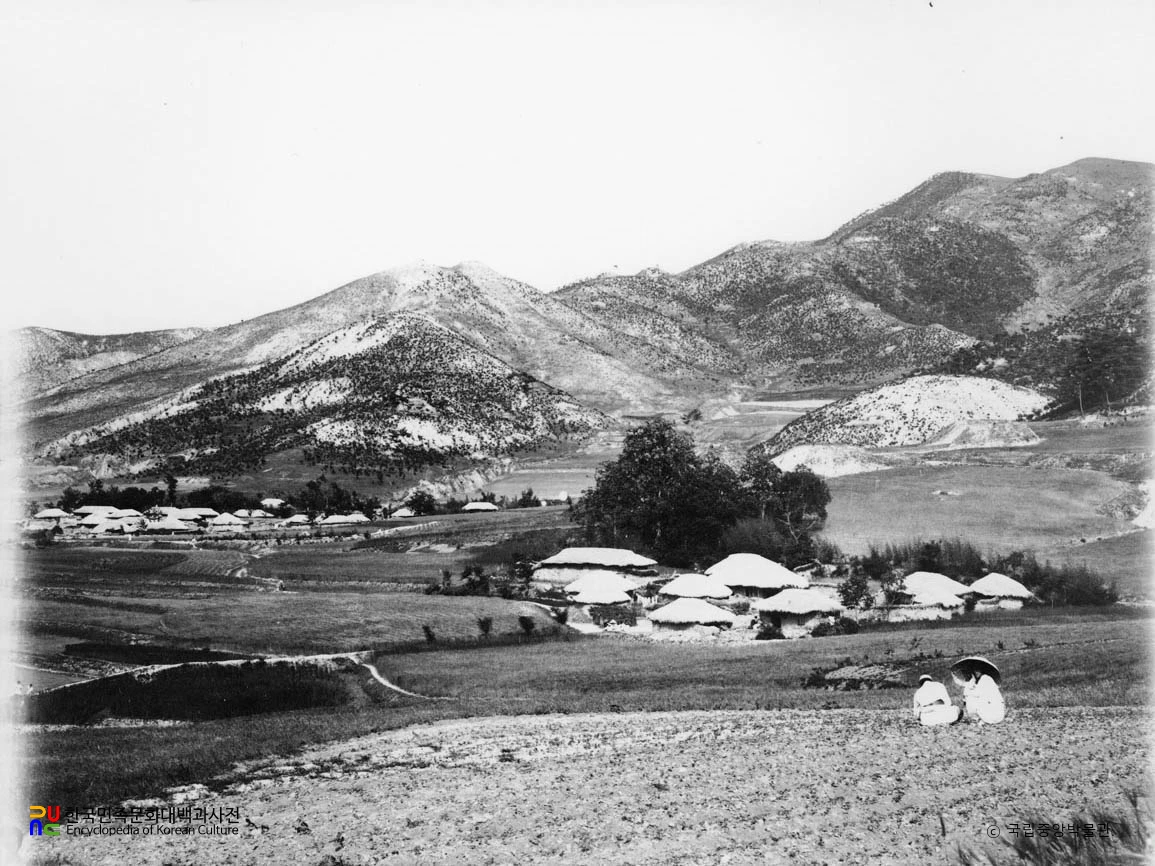 성주 성주산성과 성산동 고분군 전경