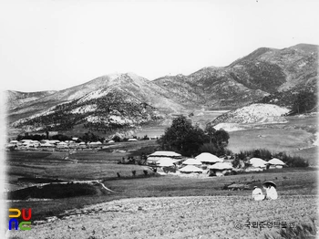 성주 성주산성과 성산동 고분군 전경