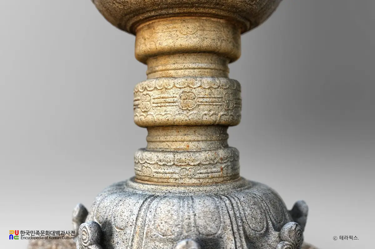 남원 실상사 석등 간주석