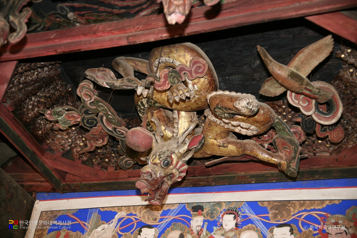 익산 숭림사 보광전 닫집