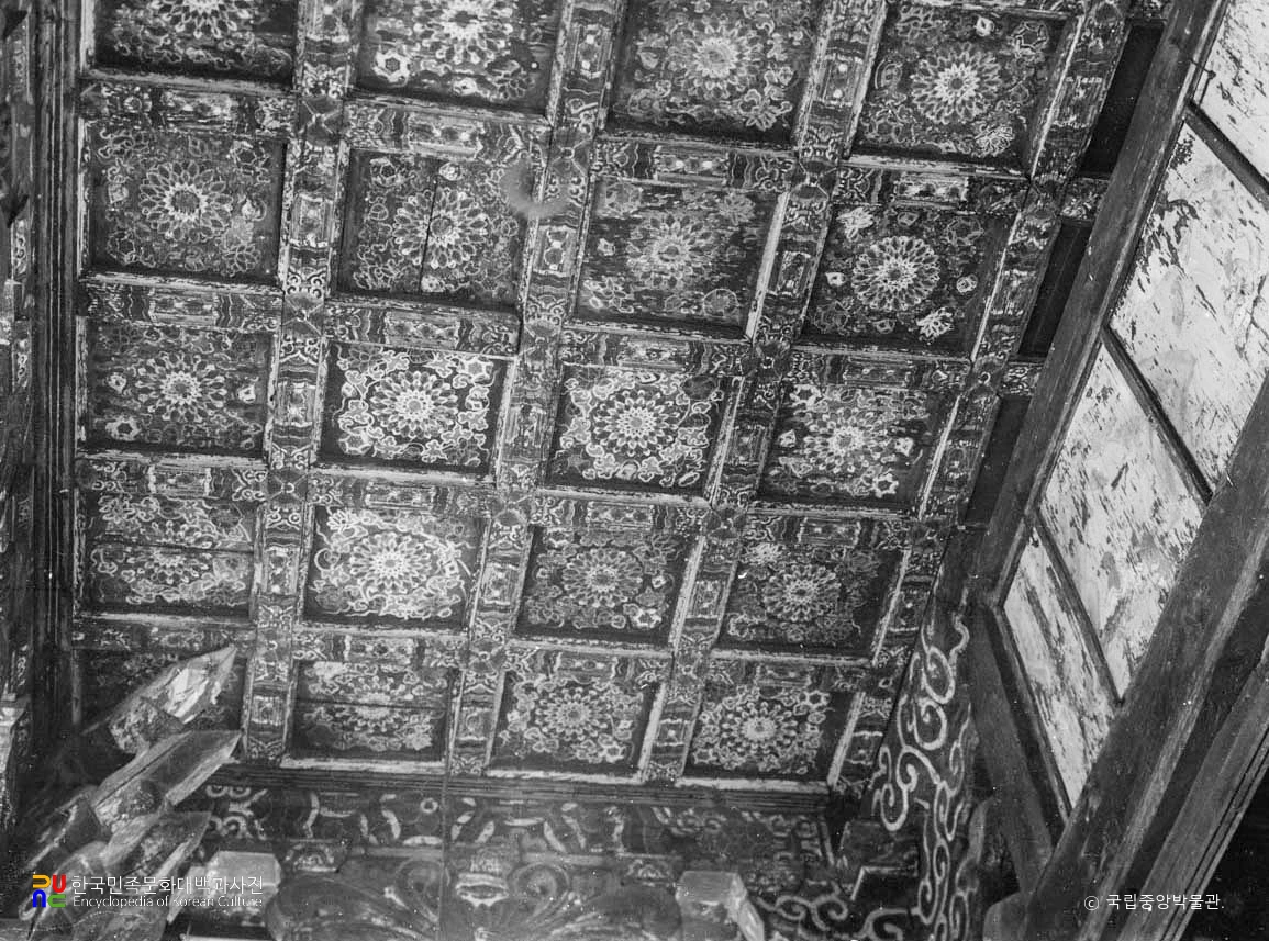 성천객사 동명관 강선루 천장