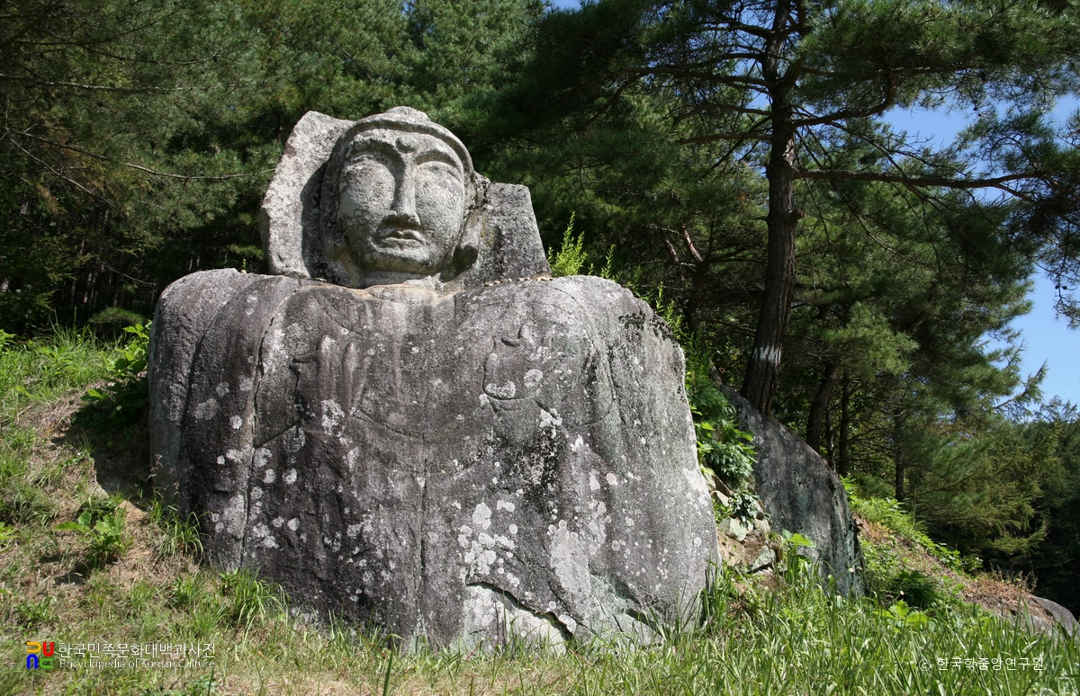 봉화 봉성리 석조 여래 입상