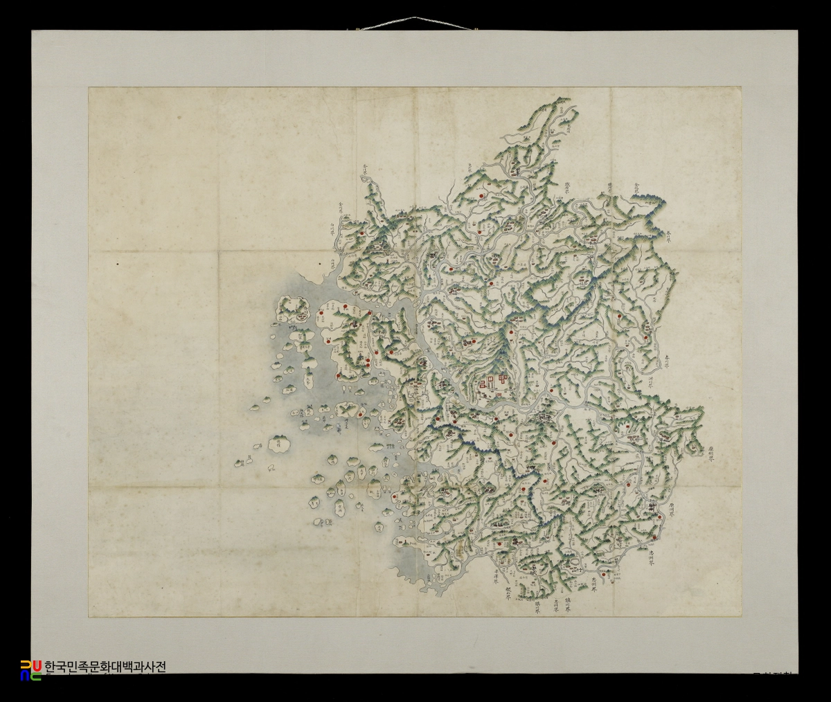 함경도·경기도·강원도지도