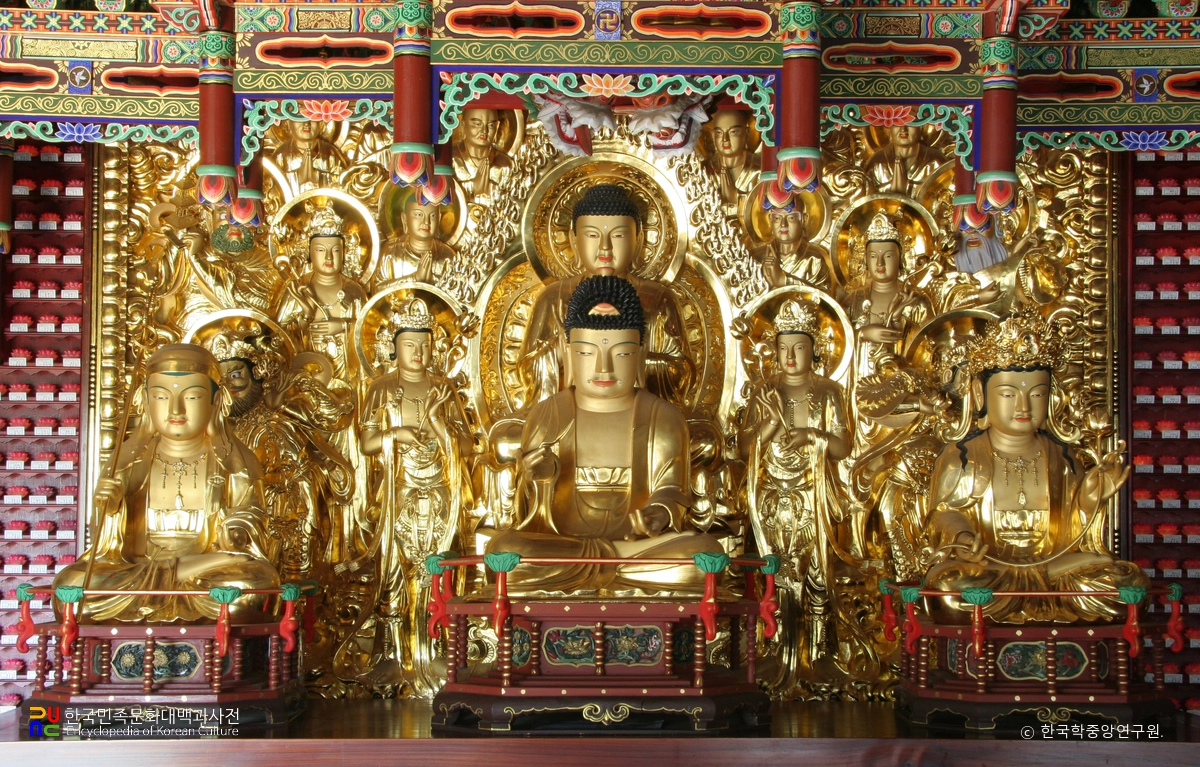 제천 무암사 목조 아미타여래 좌상