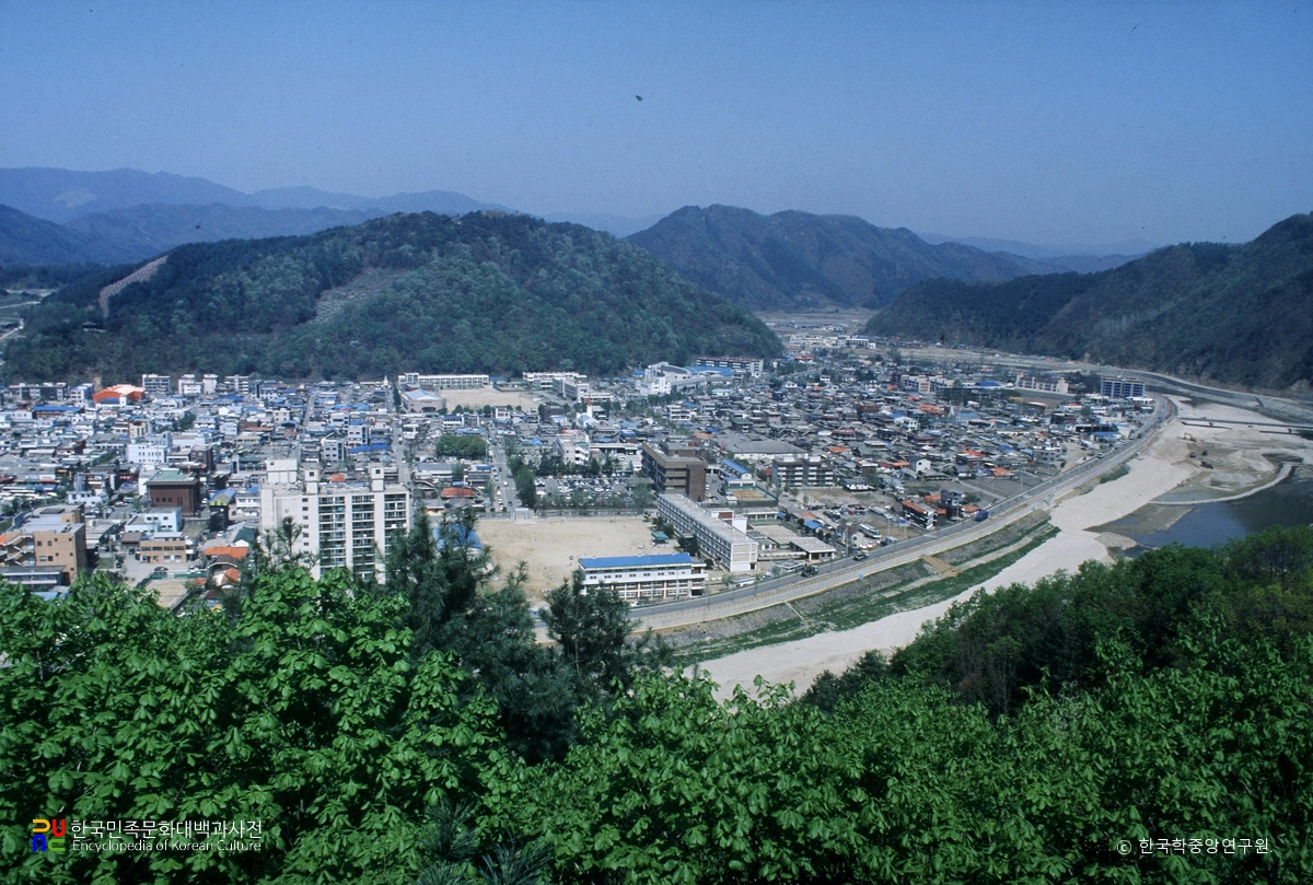 화천읍 전경