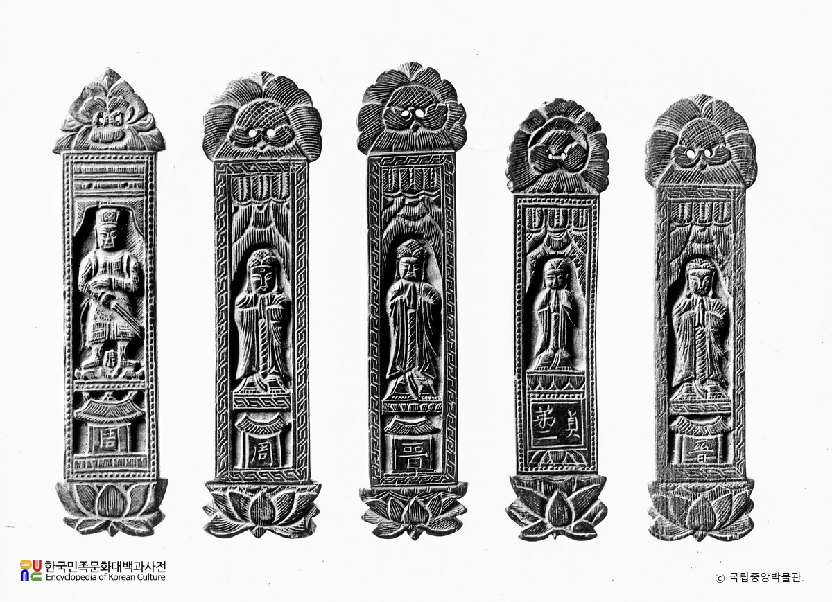 순천 송광사 경패 이면