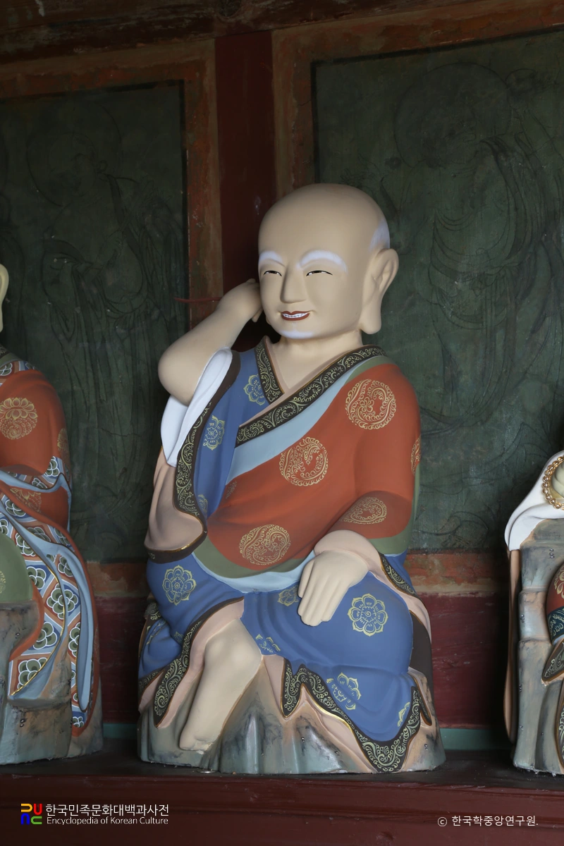 해남 미황사 십육나한상