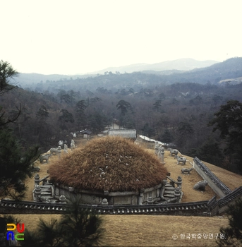 구리 동구릉 중 조선 태조 건원릉 후면