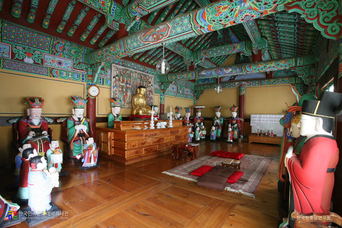 김천 봉곡사 명부전 목조지장삼존상 및 시왕상