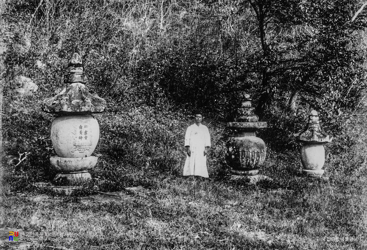 순천 선암사 승탑군 전경