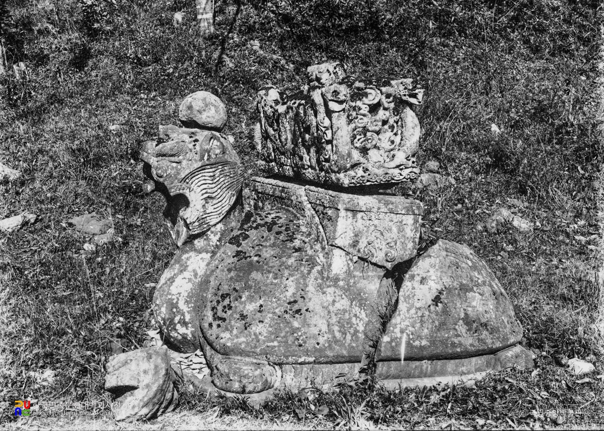 구례 연곡사 현각선사탑비 좌측면