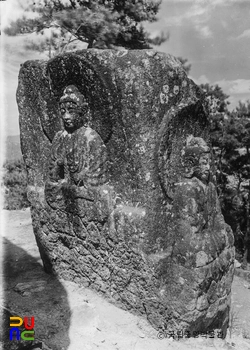 경주 남산 칠불암 마애불상 서면 남면
