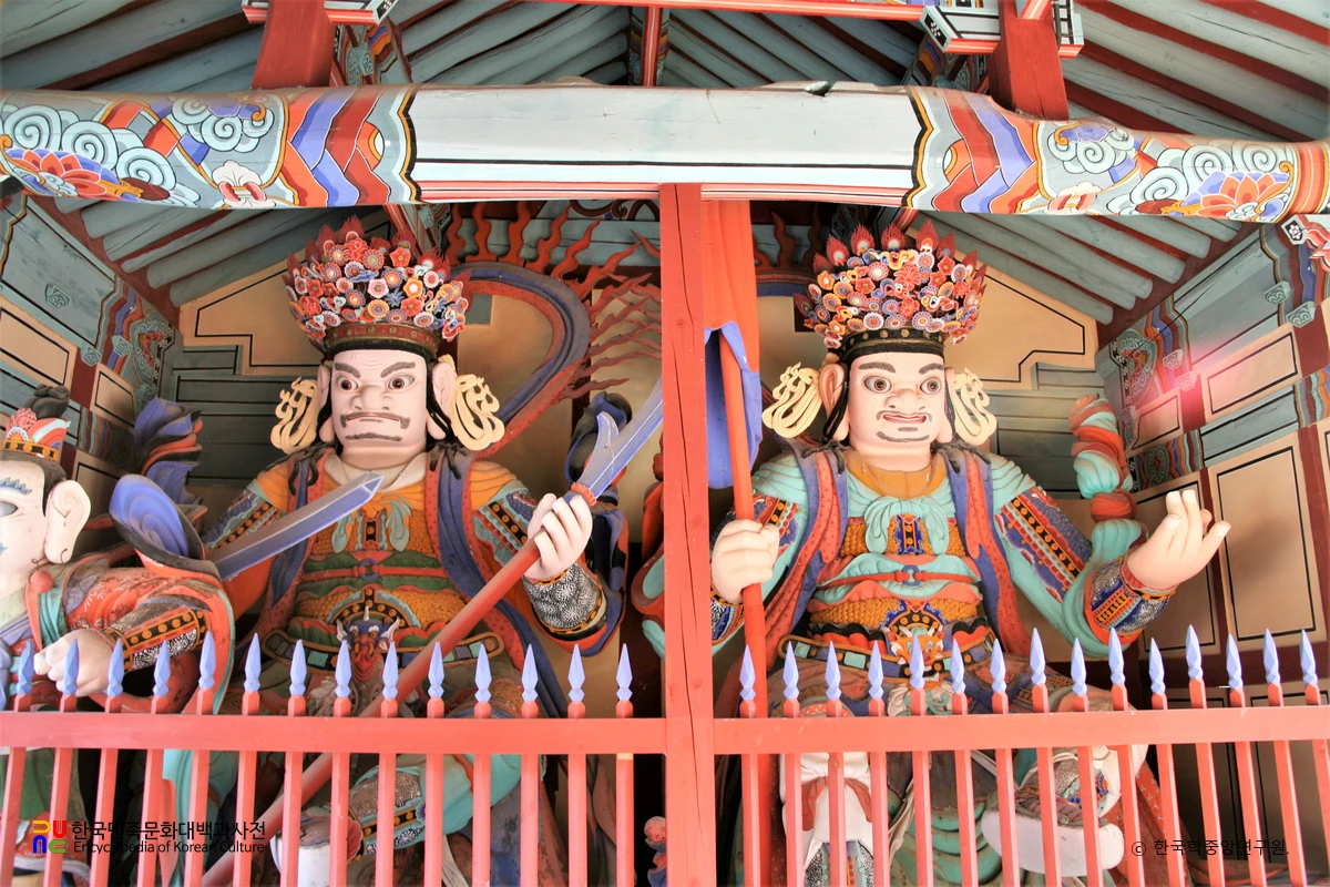 장흥 보림사 목조사천왕상